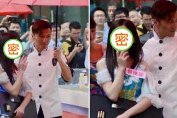 「鋒味」突現女粉絲樣貌神似「翻版張柏芝」！引謝霆鋒親自撐傘，網喊：像回到了熱戀的時期