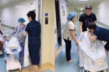 兒媳虛弱出產房,婆婆「寶寶只看一眼」直跑到媳婦旁邊,接下來暖舉感動全網:好有愛的婆婆