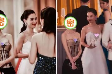 43歲張柏芝硬照實力真強悍!穿吊帶裙同框小8歲景甜,除年齡什麼都沒輸