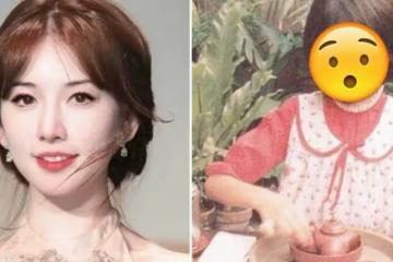 47歲林志玲從小美到大！曬童年沏茶「舊照」，動作優雅老練，豪宅院子滿是花草