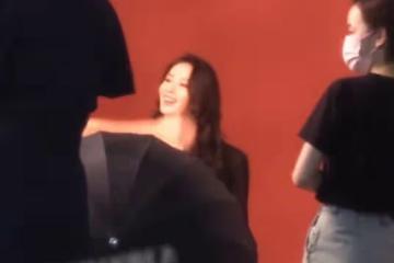 劉詩詩工作忙帶娃,穿著寬鬆似孕婦,5月前與吳奇隆力破離婚傳聞