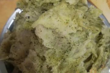 蘭州名小吃——（破皮襖）油壺喧（玉泉山莊同款）——燙麵苦豆餅