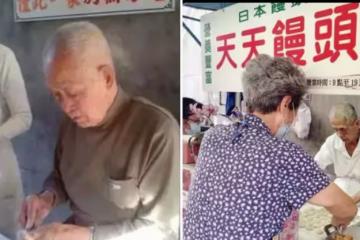 95歲阿公忍病痛「堅守5元饅頭攤」70多年！兒孫答應「不漲價接班」安心離世：希望那些辛苦人至少有東西吃