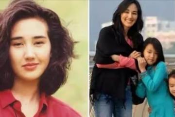 「男神收割機」柏安妮，大紅時息影嫁給普通人，今一家四口很幸福，近照罕曝光，網贊：自然老去最美