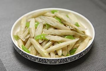 清炒藕心菜