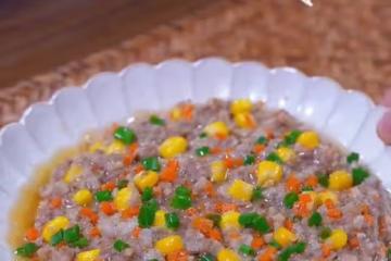 蓮藕蒸肉餅