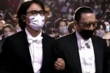 謝賢獲金像獎影帝,林家棟一直在旁貼心照料,這一幕真讓人感動!