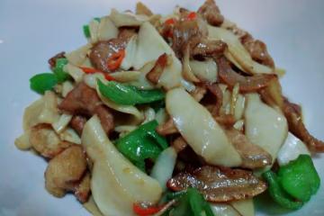杏鮑菇炒肉