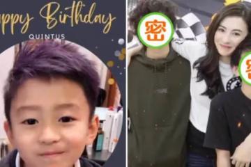 張柏芝為二兒子慶生!12歲Quintus長大成大帥哥,越來越像張柏芝,網友:小正太成小帥哥了!