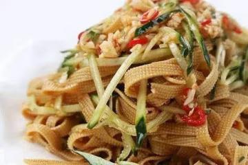 涼拌黃瓜豆腐皮