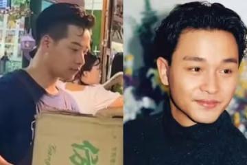 中年大叔撞臉張國榮」　公眾驚呆！
