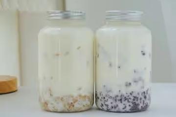 2款有米酸奶｜內含一分鐘超快製作酸奶｜有紫米｜有燕麥