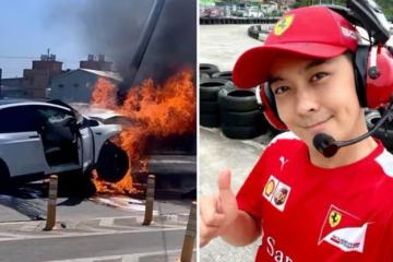 突發!警方確認林志穎開車受傷,小兒子受傷照曝光,父子倆暫無生命危險