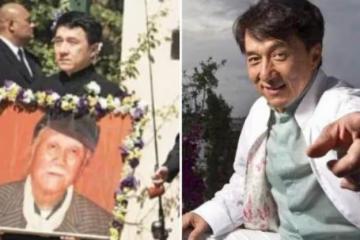 成龍把父親葬回老家,在貧窮的大哥家,只停留十幾分鐘!