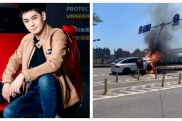 車子秒陷火海！林志穎恩人「曝救命視角影片」：根本不知他是誰　7歲兒後怕驚喊「你抱抱我」惹心疼