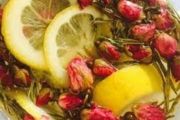 檸檬玫瑰冷泡茶