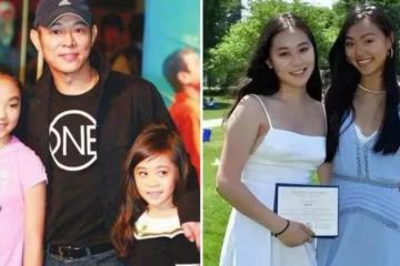 李連杰兩任妻子，利智黃秋燕過著不同人生，4個女兒差距就出來了