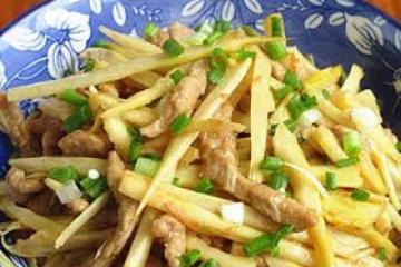 竹筍炒肉絲