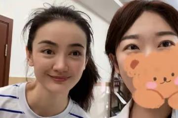 37歲女演員朱傑罕露面!現身醫院素麵朝天,網傳嫁入豪門生活愜意