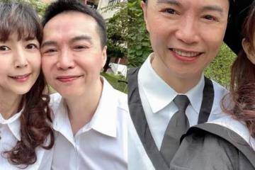 消失螢光幕2年,50歲本土男星攜妻完成年輕最大遺憾,開心宣布第1名畢業哽咽:爸爸有看到嗎