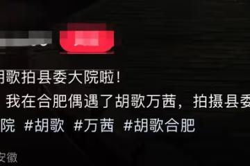 胡歌拍戲封路影響交通，周圍站滿圍觀人員，行人車輛被攔無法離開