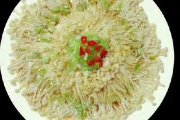 蒜蓉蒸金針菇