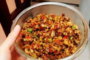 外婆菜炒五花肉