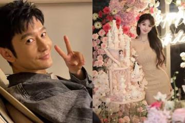 黃曉明為緋聞女友辦豪華慶生宴？女方曬生日賀卡疑露餡