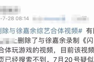曝央視記者王冰冰被停職，已刪除與徐嘉余合體視頻，兩人疑似鬧掰