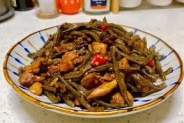 干豆角燒肉-好吃到炸裂