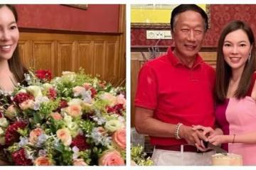 至今仍像熱戀!郭台銘甜摟嬌妻「超奢華排場」慶14周年婚 曾馨瑩感動燦笑「羞曝尪可愛面」