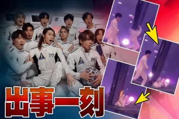 Mirror演唱會連生意外,空中大螢幕掉落,2人已送醫院急救!
