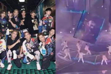 MIRROR演唱會大熒幕砸下　2舞者倒臥不起