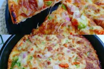 自製懶人披薩🍕全網最快手做法！