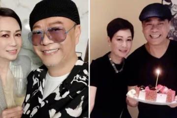 歐陽震華61歲大壽，與賭王孫女大秀恩愛，結婚26年零緋聞一生無子