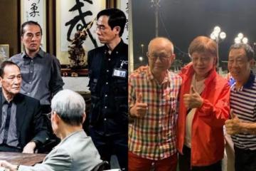 76歲陳惠敏與太太慶新婚，梁小龍穿紅上衣現身，72歲仍顯年輕
