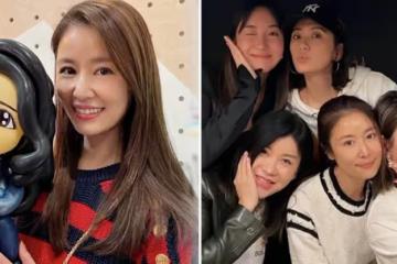楊祐寧妻子曬聚會照,林心如賈靜雯罕見同框比美,顏值難分伯仲,網友:各有各的幸福和精彩