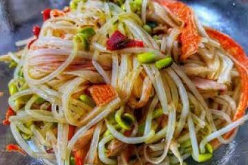拌豆芽