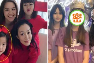 鐘麗緹為女兒慶生，14歲張思捷染髮化妝顯成熟，長相顏值不輸母親