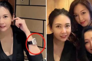54歲邱淑貞近照曝光,戴百萬名表參加聚會,風韻不減當年