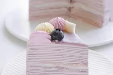 芋泥麻薯拉絲千層蛋糕｜無需烤箱｜治癒系