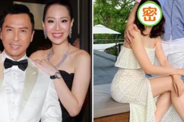 甄子丹為41歲嬌妻慶生,汪詩詩穿「開衩裙長腿」搶鏡,一家人身材都好,網友:人生贏家
