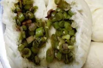 豆角肉包子