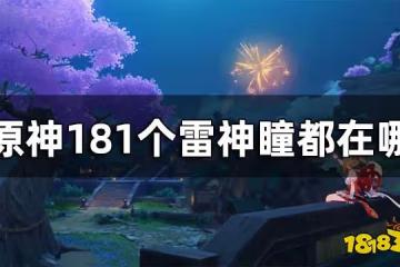 原神雷神瞳全收集 181個雷神瞳都在哪