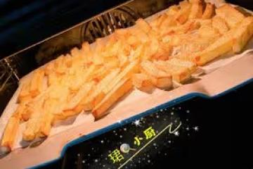 自烤薯條，好好吃， 不用油炸無負擔