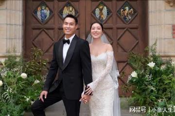 楊祐寧補辦婚禮，左手牽媳婦右手抱1歲小女兒，婚宴現場眾星雲集