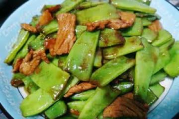 家常豆角炒肉