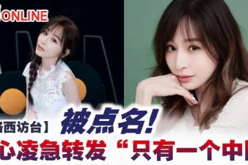 【佩洛西訪台】被點名!王心凌急轉發「只有一個中國」