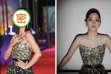 當47歲賈靜雯「撞衫」20歲歐陽娜娜,優雅與搞怪大PK, 網友:輸太多