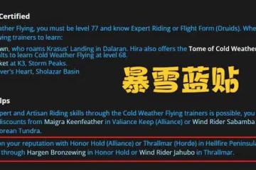 魔獸WLK:暴雪一個魔改,玩家聲望白沖了,地精賠的「血本無歸」
